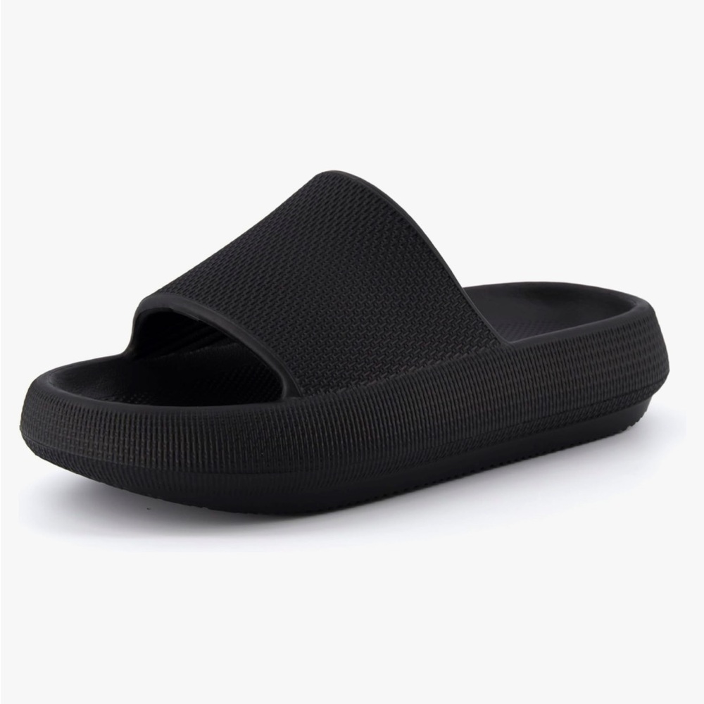 Women's Black Slide Sandals